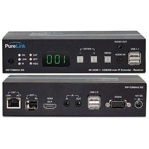 PureLink VIP-T300-D 4K HDMI and USB/KM over IP Decoder, TAA Compliant