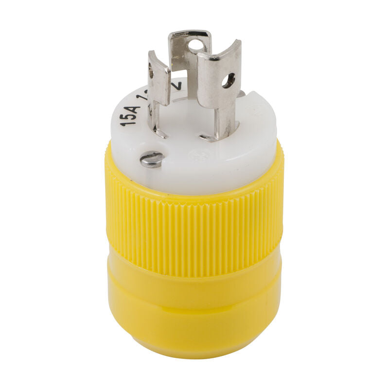 MARINCO 206128 Locking Plug, 15A 125V, Yellow