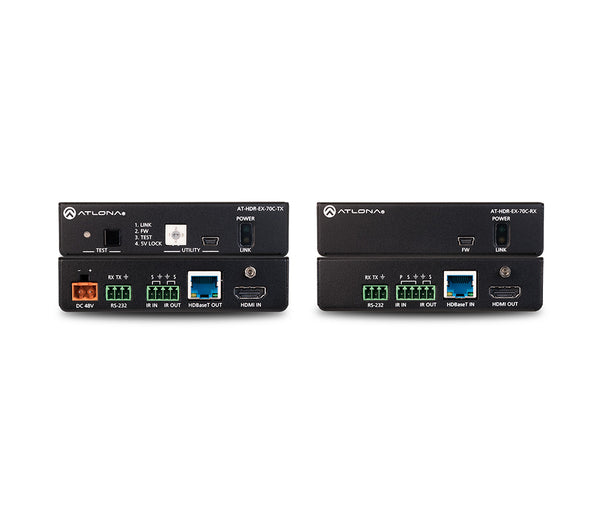 Atlona® AT-HDR-EX-70C-KIT 4K HDR HDMI over HDBaseT TX/RX with Control and PoE