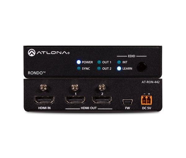 Atlona® AT-RON-442 4K HDR HDMI Distribution Amplifier