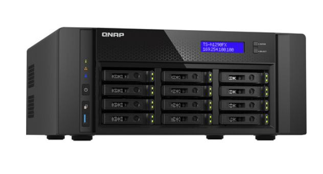 QNAP NAS TS-h1290FX-7302P-256G-US 12Bay AMD EPYC7302P 256GB DDR4 750W Retail
