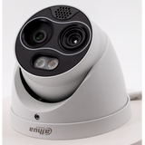 Dahua DH-TPC-DF1241N-D3F4 256 x 192 Hybrid Thermal Network Eyeball Camera, 3.5mm, Visible-light 4mm
