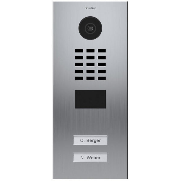 DoorBird D2102V IP Video DoorBell 2 Call Buttons- Bronze