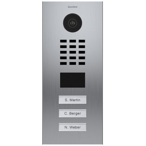 DoorBird D2103V IP Video DoorBell 3 Call Buttons- Bronze