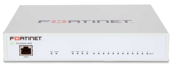 Fortinet FG-80F-BDL-950-12 FortiGate-80F Hardware plus 24x7 FortiCare and FortiGuard Unified Threat Protection (UTP) - 1 Year