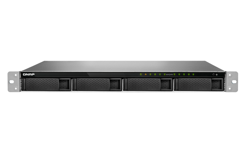 QNAP TS-977XU-RP HDD + SSD hybrid-structure AMD Ryzen™ 1U rackmount NAS with up to 6 cores/12 threads