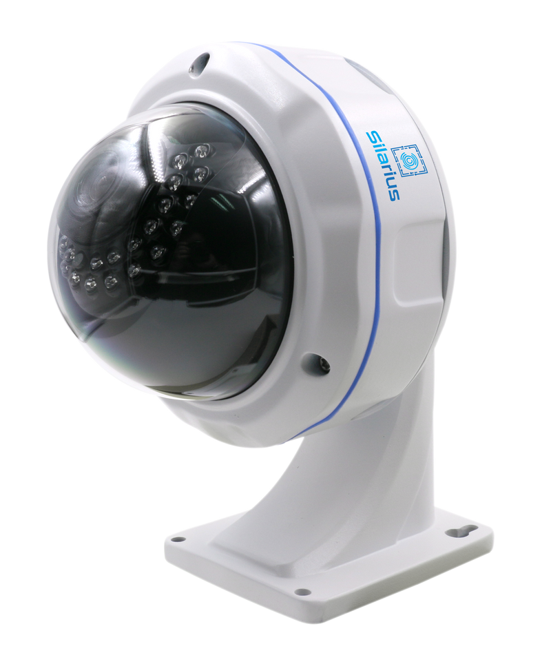 Silarius SIL-VD8MPAI 8MP Dome Camera 2.8-12mm Manual Zoom Lens AI + Bracket
