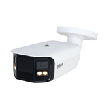 Dahua DH-IPC-PFW5849-A180-E2-ASTE WizMind Series 2 x 4MP Enhanced Night Color Dual-Lens Panoramic Bullet IP Camera, 3.6mm Fixed Lens, White