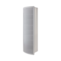 Honeywell L-POM40A Outdoor Column Loudspeaker, Configurable to 40, 20, 10 or 5 Watts, White, Aluminum