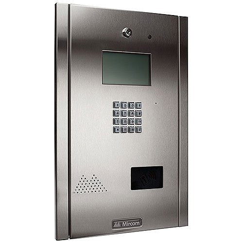 Mircom TX3-2000-8C-C-256 TX3 Series Continental Flush Mount Hands-Free Telephone Entry System, 2000 Name Capacities
