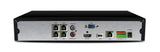 Silarius Pro Series SIL-NVR4CHPOE8 9CH total, 4-Channels 4K POE NVR Gigabit, NVR, 8TB HDD