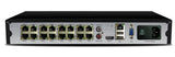 Silarius Pro Series SIL-NVR16CHPOE8 25CH total, 16-Channels 4K POE NVR Gigabit, NVR, 8TB HDD