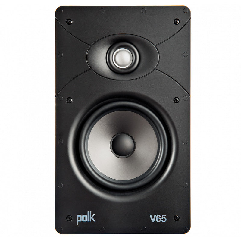 Polk Audio V65 V Series 6.5” Vanishing High Performance Rectangular In-Wall Speaker