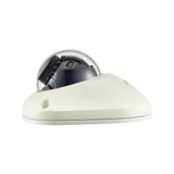 Hanwha QNV-6024RM Wisenet Q-Series 2MP IR Mobile Vandal Flat Camera, 3.6mm Fixed Lens, Ivory