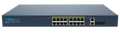 Silarius SIL-A16POE1G150 16 Ports POE+ switch with 16 Gigabit Ports PoE+, 2 Gigabit Uplinks, and 2 SFP Slots Uplink - 150W POE+