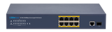 Silarius SIL-A8POE1G120NM 10 Ports POE+ switch with 8 Gigabit Ports PoE+, 1 Gigabit Uplinks, 1 SFP Slots Uplink, and POE indicator - 120W POE+