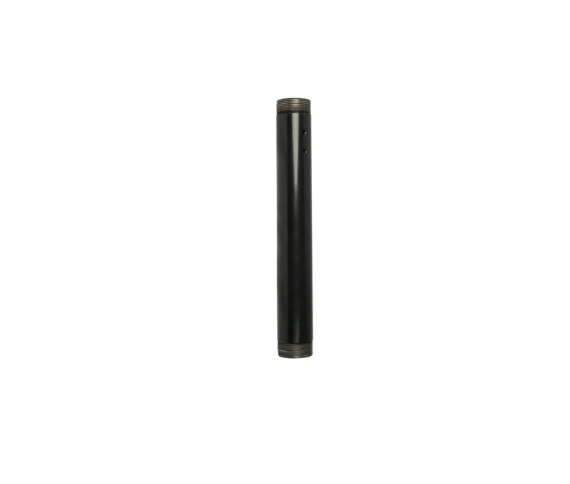 Strong™ SM-FIXPOLE-12-BLK Fixed Extension Poles for Ceiling Mounts with 1.5" NPT Threading, 12"