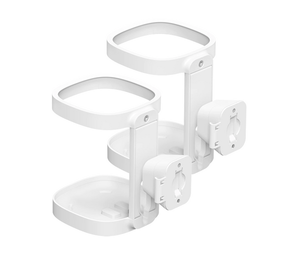 Sonos SONOS-ONE-WM-PR-WH Wall Mounts for One, One SL, and Play:1 (Pair)