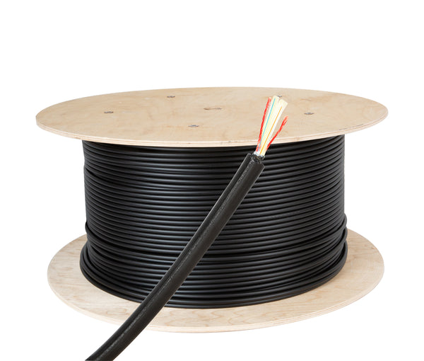 Cleerline 2ACS50125OM3PE 2 Strand Direct Burial Fiber with Corrugated Steel Armor - 1000 Ft