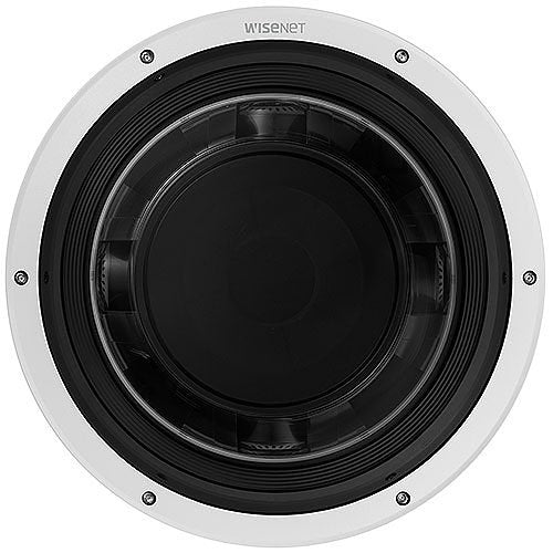 Hanwha PNM-9084RQZ1 Wisenet 4 x 2MP Multi-Directional PTRZ Camera, 3.2-10mm Motorized Varifocal Lens, White (Replaces PNM-9084RQZ)