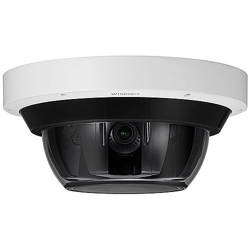Hanwha PNM-9084RQZ1 Wisenet 4 x 2MP Multi-Directional PTRZ Camera, 3.2-10mm Motorized Varifocal Lens, White (Replaces PNM-9084RQZ)