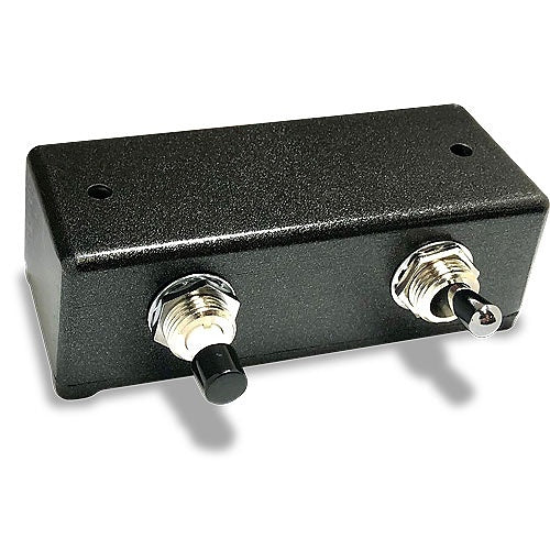 SDC D15-2-3 Concealed Remote Desk Switch, MO Push Button and AA Toggle, SPDT, 6 Amp at 30VAC/DC