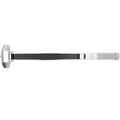 SDC S4101PU36RE 36" Electrified Industrial Rim Exit Device, Exit Only (No Trim), Panic Device, Dull Stainless, Request-To-Exit (REX), Motorized Electric Latch Retraction & Dogging