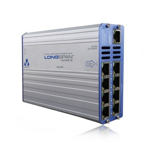 Veracity VLS-LS-B8 LONGSPAN Base 8 Long Range PoE with Gigabit Switch