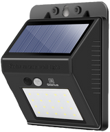 Silarius SIL-SOLARMOTION55 IP65 Solar PIR Motion detect light w Solar panel: 5.5V 100ma 0.55W