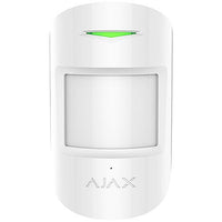AJAX 42796.06.WH3 Wireless Motion and Glass Break Detector with Pet Immunity, White