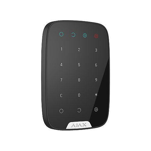 AJAX 42813.12.BL3 Wireless Touch Keypad, Black