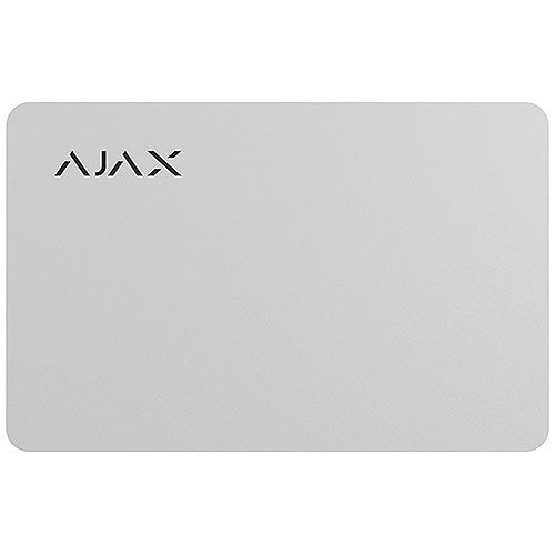 AJAX 42835.89.WH Contactless Card, 10-Piece, White