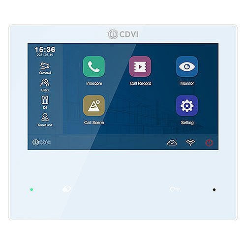 CDVI IP-MONSQ Touch Screen IP Monitor (Square)