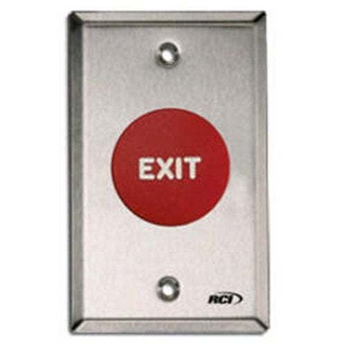 RCI 908REXMOX32 Exit Push Button, Red