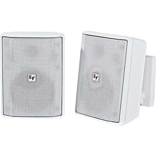 Electro-Voice EVID-S8.2T High-Performance 2-Way Full-Range, 8 in. Surface Mount Speaker, White
