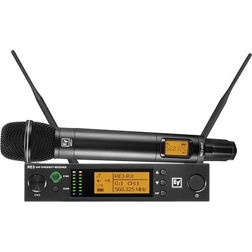 Electro-Voice RE3-ND86-6M Wireless Handheld Microphone System with ND86 Wireless Mic (6M: 653 to 663 MHz)