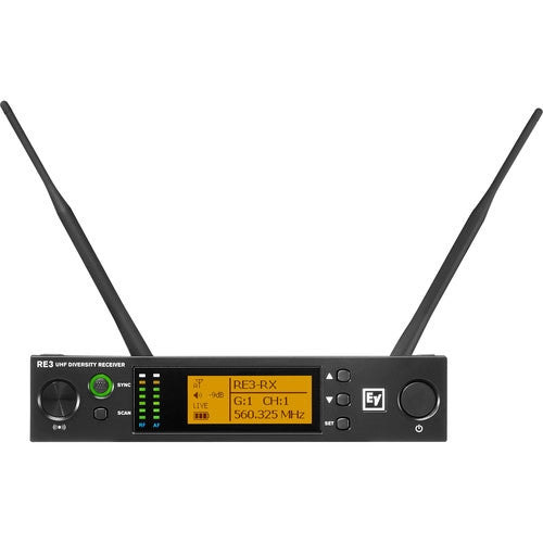 Electro-Voice RE3-RX-5H Diversity Wireless Receiver (560 to 596 MHz)