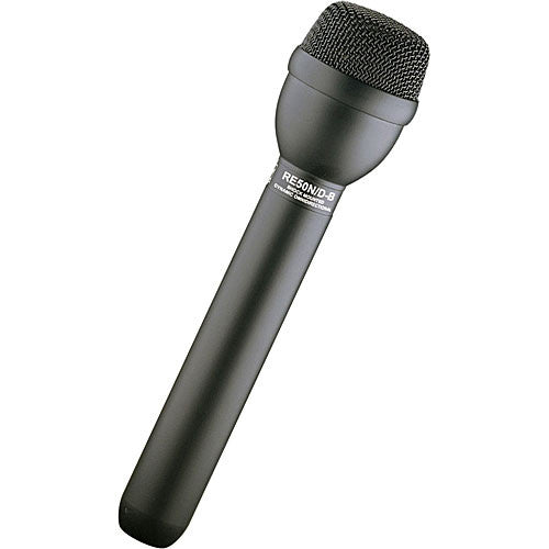 Electro-Voice RE50N/D-B - Omnidirectional Dynamic Shockmounted ENG Microphone with Neodymium Capsule (Black) F.01U.117.392