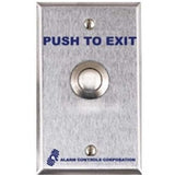 Alarm Controls TS-12302NS TS-12 Vandal Resistant Push Button with No Screen, Weatherproof Plate, 302 Stainless Steel