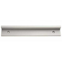Alarm Controls AM3320 1/4" Fixed Single L Bracket for 600 Series, 9-7/8" x 1" x 1-1/2", Clear Anodized