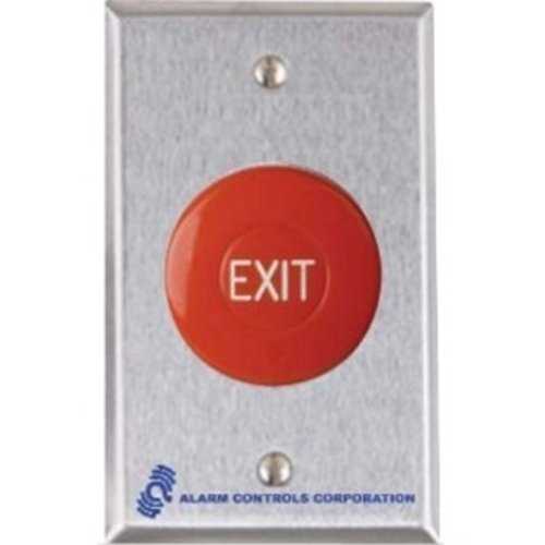 Alarm Controls TS-36 Request To Exit Station, Single Gang, Stainless Steel