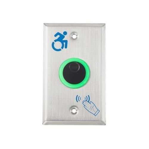 Alarm Controls NTB-1A Battery Operated No Touch Sensor, Single Gang with ADA Symbol