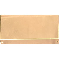 Alarm Controls DUC-4B 600D Magnetic Lock Dress-Up Cover, Polished Brass