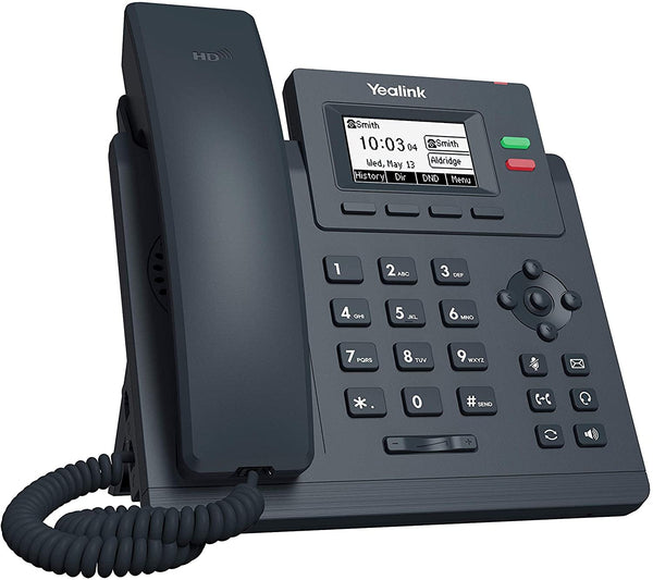 Yealink SIP-T31P IP Phone- 2 VoIP Accounts - 2.3-Inch Graphical Display - Dual-Port 10/100 Ethernet