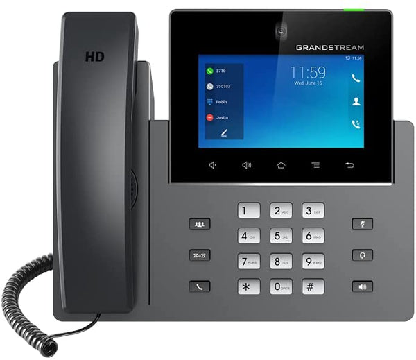Grandstream GXV3350 Networks IP Video Phone, 5-Inch Color Touch Screen