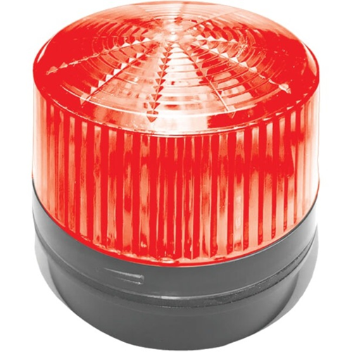 W Box 0E-STROBERPR High Output Rainproof Strobe with Low 108ma Current Draw, Red
