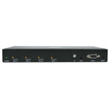 Tripp Lite B320-4X1-HH-K2  4-Port HDMI Switch Kit, 4K 60 Hz, 4 HDMI Inputs to 1 HDMI over Cat6 Extender, 125 ft., TAA