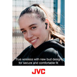 IN STOCK! JVC HA-A8TR In-Ear True Wireless Stereo Bluetooth® Earbuds with Microphone and Charging Case (Red)