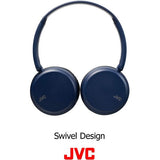 IN STOCK! JVC HAS35BTA On-Ear Wireless Bluetooth® Headphones with Microphone (Blue)
