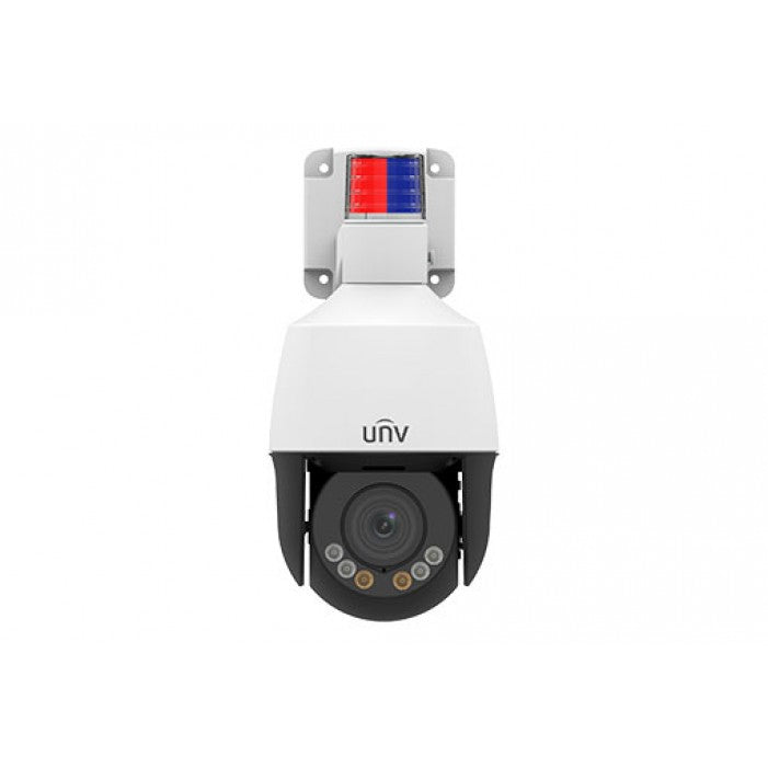 Uniview IPC675LFW-AX4DUPKC-VG 5 Megapixel LightHunter Active Deterrence Mini PTZ Camera with 4X Lens